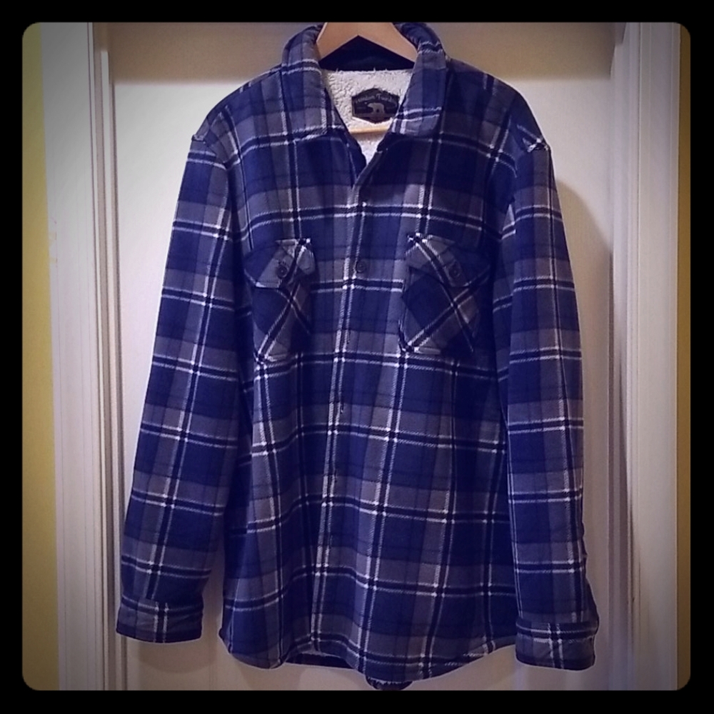Men's fleece lined shirt